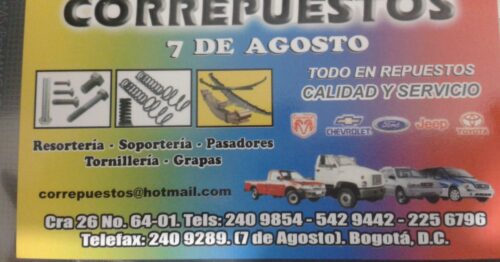Correpuestos 7 De Agosto La Esperanza Sur Direccion Colombia